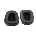 thumbnail image 2 of Cateissary Almohadillas para los oídos Cojín Auricular Color a juego Protección auditiva Esponja transpirable Reemplazo en la oreja para auriculares Relojes inteligentes Negro, 2 of 6
