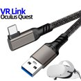 thumbnail image 2 of Cable de carga de línea de datos de 5M para auriculares Oculus Quest 2 Link VR, USB 3,2 tipo C, transferencia de datos, Cable USB a tipo C, 2 of 5