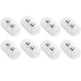 thumbnail image 1 of 8pcs Caster Stainless Steel for 360 Degree Rotation Paste Swivel Wheel Sticky Pulley, 1 of 10