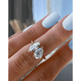 thumbnail image 2 of ESTE ORIGIN 3.00 Ct Moissanite Toi et Moi Pear & Marquise Ring in 14K Yellow Gold for Women's, 2 of 8