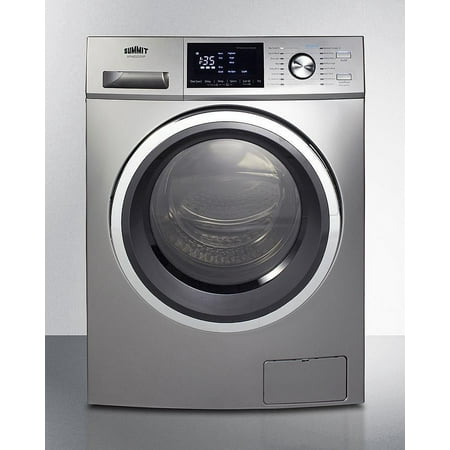 24  Wide 115V Washer/Dryer Combo  Stainless Steel Look
