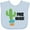 AE-Light Blue, variant on Inktastic Free Hugs with Cactus Plant Boys or Girls Baby Bib