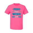 thumbnail image 2 of Wild Bobby, Fish More Work Less Pro Fishermen, Fishing, Men Graphic Tee, Neon Pink, 4X-Large, 2 of 4