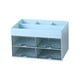 thumbnail image 1 of Contenedor organizador de almacenamiento perfecl escritorio azul, 1 of 7