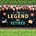 thumbnail image 6 of Balloon Design Retirement Banner Decorative Airplane Celebration for Office Party Indoor Decoration Retirement Celebration Event, 6 of 9