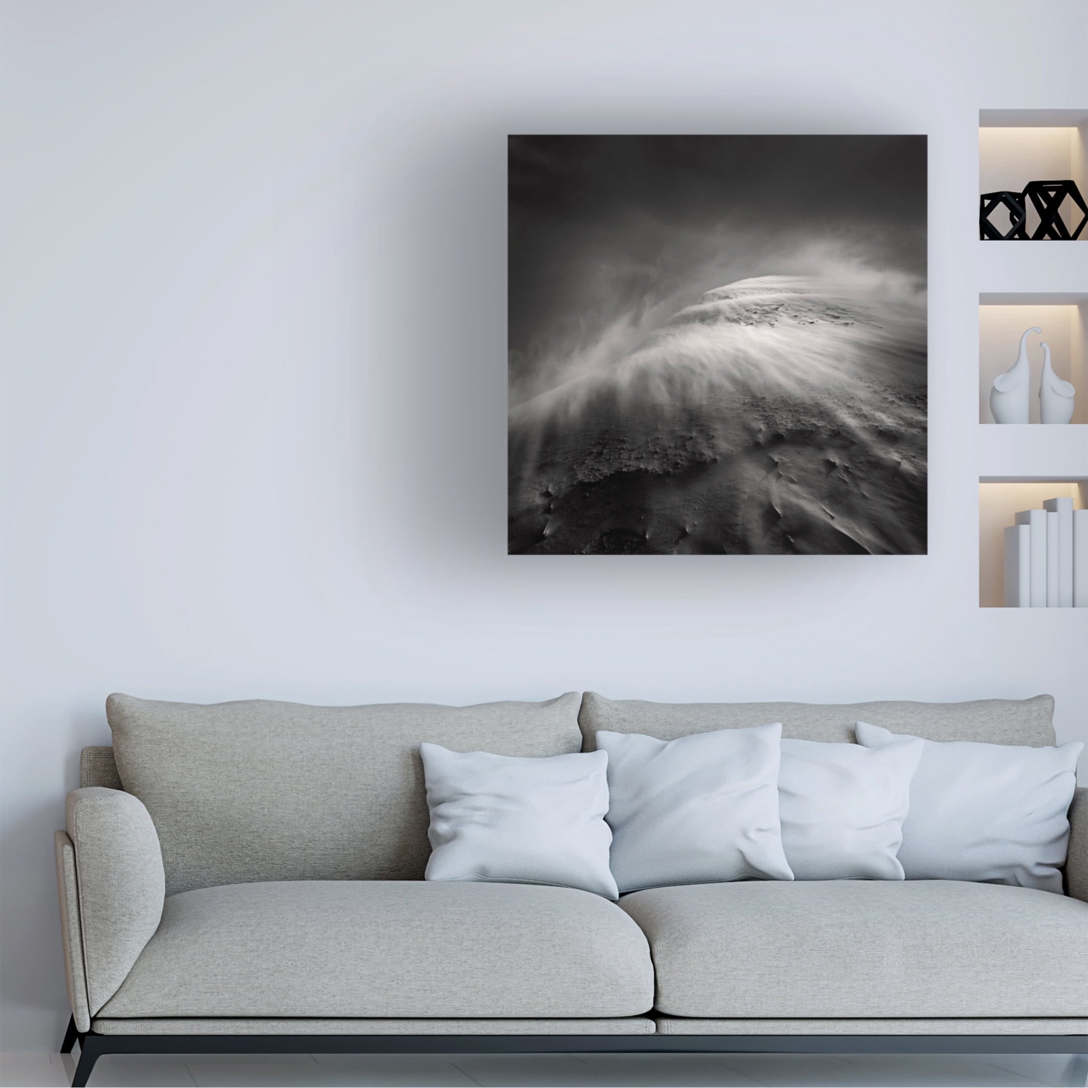 Trademark Fine Art Jean Luc BILLET  Sandwind Vent de Sable Canvas Wall Art