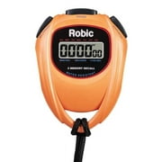Robic SC-429 Water Resistant All Purpose Stopwatch, Orange