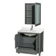 thumbnail image 6 of Wyndham Collection Wcs141436s-Qtz-Unsmed Sheffield 36" Free Standing Single Basin Vanity, 6 of 7
