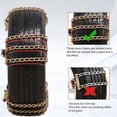thumbnail image 4 of Cadenas antideslizantes para neumáticos, cadenas para nieve para automóviles, cadenas para nieve para automóviles, cadenas para nieve para neumáticos, diseño exquisito, 4 of 9