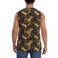 thumbnail image 4 of Uemuo Squirrel Gathering Nuts Pattern Men's Sleeveless T-Shirt,Muscle Athletic Tank Top, Moisture-wicking Quick-dry Breathable Classic Tee Top for Gym Run Outdoor Sports-XX-Large, 4 of 8