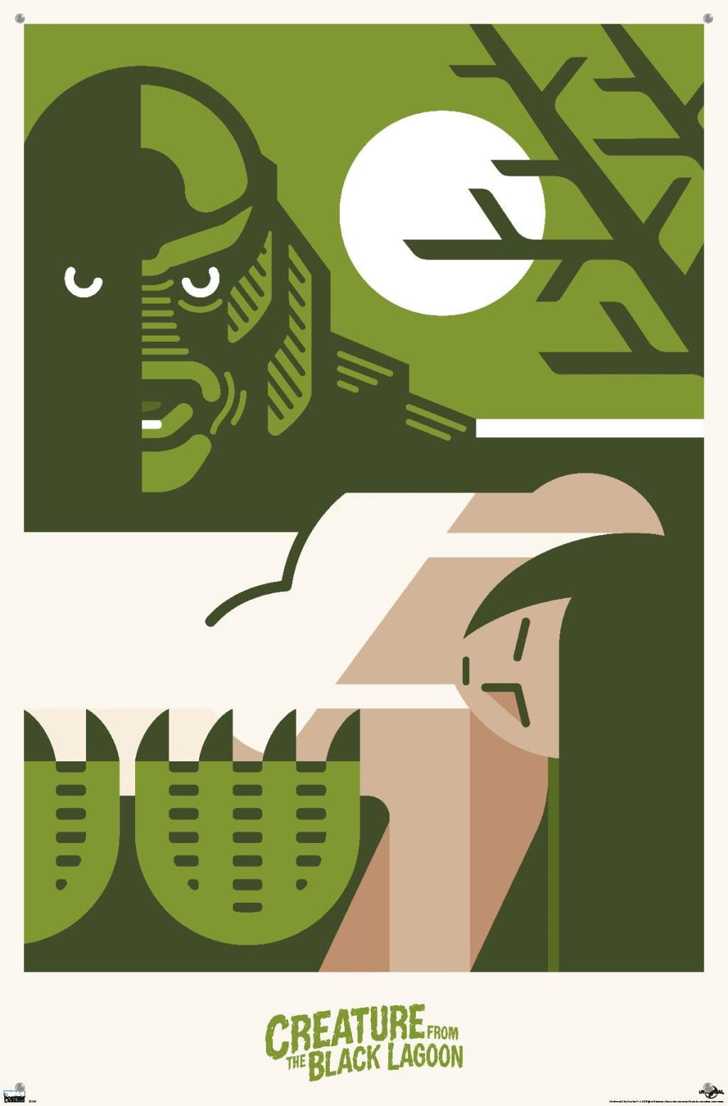 Creature from the Black Lagoon - Graphic Wall Poster with Pushpins, 22.375" x 34"