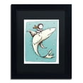 thumbnail image 2 of Carla Martell 'Fish Boy' Black Matted Framed Art, 2 of 5
