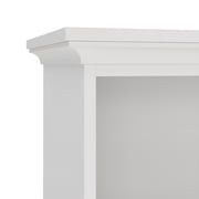 Tvilum Sonoma Adjustable 5 Shelf Bookcase for Adults, White