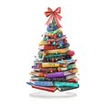 thumbnail image 2 of KLKCMS 2D Acrylic Ornaments, Acrylic Christmas Tree Book Sign, Flat Sign, Unique Craft Collection Gift, Home Decor, Table Centerpiece Bowknot, 2 of 7