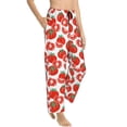 thumbnail image 2 of Balery Hand Drawn Tomatoes print Women's Pajama Pants,Ultra Lightweight Pjs,Lounge Pant-XX-Large, 2 of 9