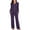 Purple, variant on Eternatastic Womens Pajamas Set Long Sleeve Sleepwear Button Down Nightwear Soft Modal Pj Lounge Sets