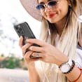 thumbnail image 7 of ULAK Glitter Case for iPhone 14 Pro Max, Clear Slim Shockproof Bumper Phone Case for Apple iPhone 14 Pro Max 2022 for Women Girls, Gold Glitter, 7 of 7