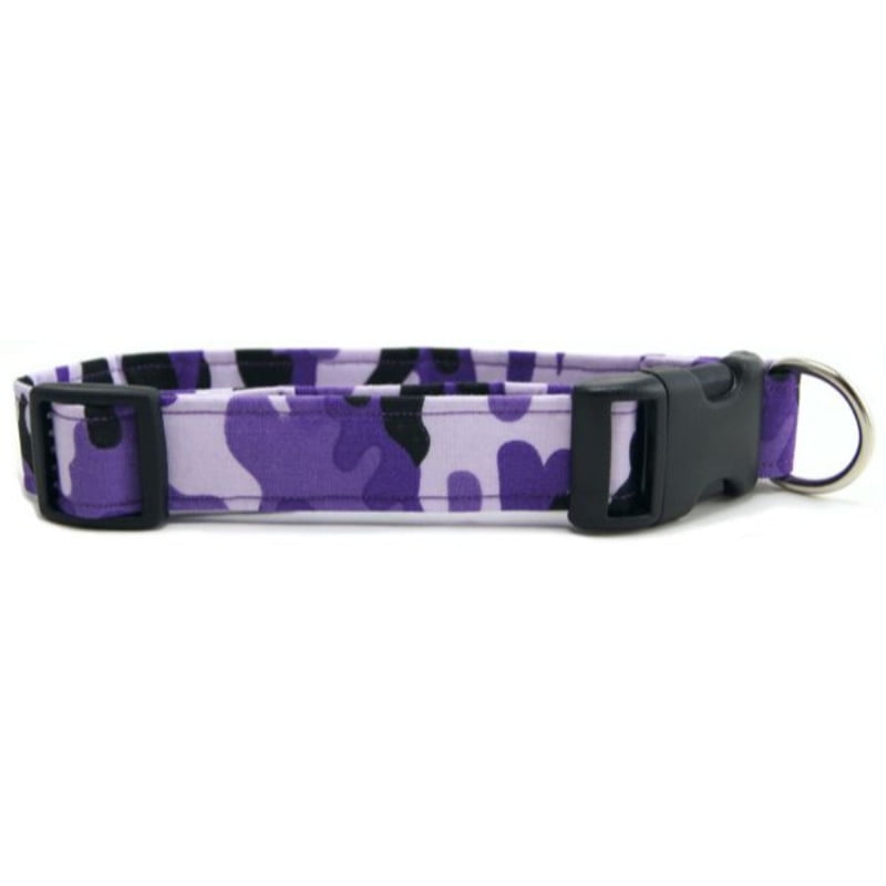 purple camo dog collar