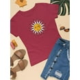 thumbnail image 3 of Vintage Sun Moon Daisy T-Shirt Women -Image by Shutterstock, Female 4X-Large, 3 of 4