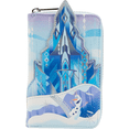 thumbnail image 1 of Loungefly Disney Frozen Princess Castle Zip Wallet, 1 of 4