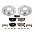 thumbnail image 3 of PowerStop Rear Z23 Evolution Sport Carbon-Fiber Ceramic Brake Pad and Drilled & Slotted Rotor Kit Fits: KIA Select Models K5905, 3 of 10