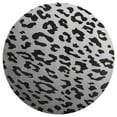 thumbnail image 3 of Leopard Print Pattern Round Small Area Rug, Print Non Slip Washable Floor Mat, Soft Throw Rug for Living Room, Powder Room Entryway, Bathroom, Bedside, 3 of 6
