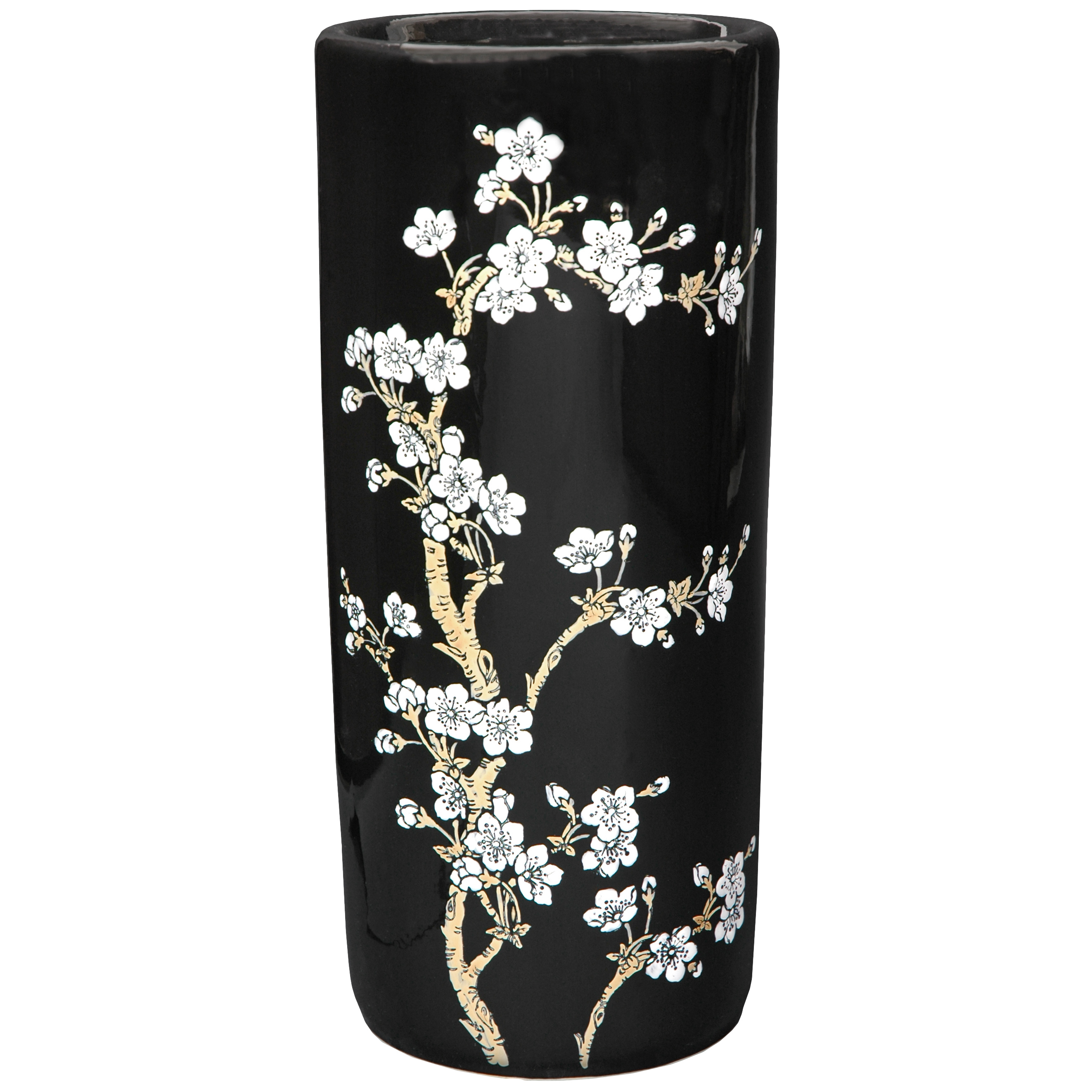 Red Lantern 18" Flower Blossom Umbrella Stand
