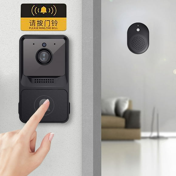 TopLLC Intelligent Doorbell Wireless Doorbell Home High-definition Night Vision Dingdong Electronic Visual Intercom WiFi Visual Doorbell
