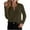 Army Green, variant on Long Sleeve Tops for Women Trendy Notched V Neck Solid Color Textured Knit T Shirts Casual Loose Tee Blouses(Light Blue,X-Large)