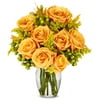 From You Flowers - Oak and Fall Roses - Deluxe (Free Vase Included)