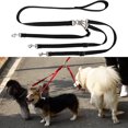thumbnail image 4 of Nvzi Correas para mascotas 3 en 1, correa de tracción ajustable para perros, correa de tracción de nailon, correa de entrenamiento para perros, color negro, 4 of 4