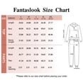 thumbnail image 7 of Fantaslook Womens 2 Piece Sets Long Sleeve Half Zip Sweatsuits Lounge Jogger Tracksuit with Pockets Vacation Fall Outfits, 7 of 7