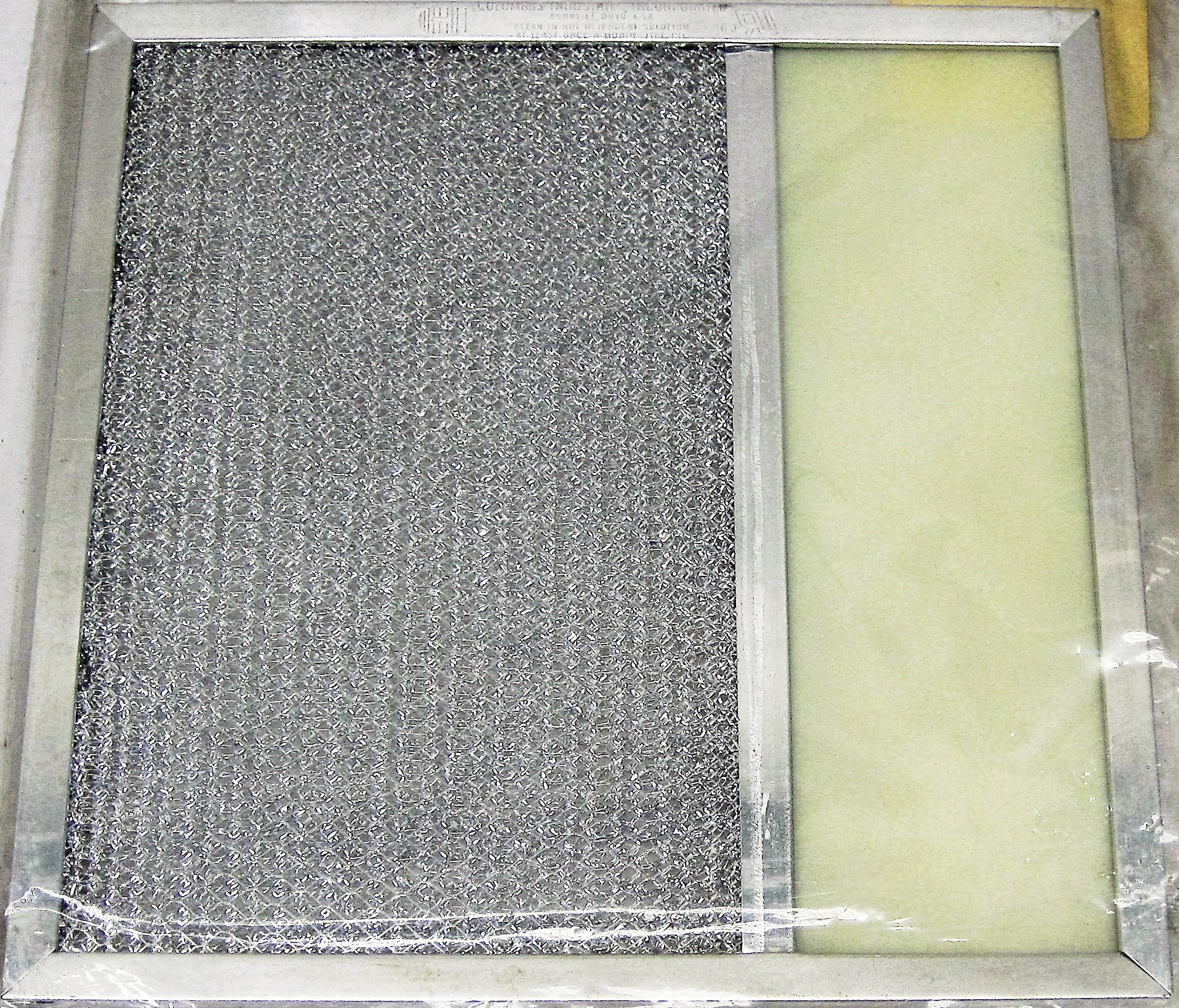Broan Nutone Aluminum Range Hood Filter with Lens 99010193 10-1/2" X 10-1/2" X 3/8"