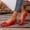 Red, variant on YOUYEDIAN Orthopedic Shoes for Women 2026 Wide Slip on Non Slip Mesh Sneakers Spring Walking Comfy Closed Toe Arch Support Shoes (Red)