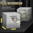 thumbnail image 5 of hizgo Piggy Bank for Adults Stainless Steel Savings Bank to Help Budget and Save Must Break to Access Money（5.9 inch）, 5 of 7