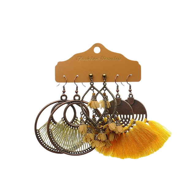 Pendientes coreanos Retro grandes Minnieouse para mujer Type3 NO3