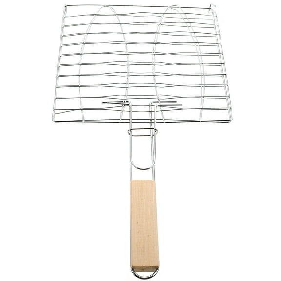 BBQ Net Barbecue Meat Rack Grill Basket Grillgrates Vegetable Clip Mesh Metal Grilling Baskets