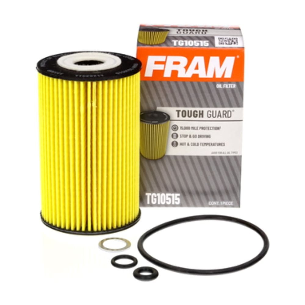 (3 pack) FRAM Tough Guard 15,000 Mile Protection Oil Filter, TG10515 Fits select: 2009 HYUNDAI SANTA FE, 2008-2009 KIA SORENTO