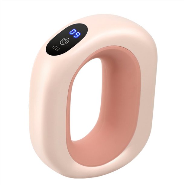 Paquete de Masajeador de Anillo Portátil con Modo de Vibración, Masajeador Deportivo Eléctrico, Masajeador Muscular Rosa