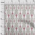 thumbnail image 1 of oneOone Viscose Jersey Fabric Swirl & Paisley Ikat Printed Craft Fabric BTY 60 Inch Wide, 1 of 5