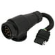 thumbnail image 3 of VOBOR Adaptador De Enchufe para Remolque EU 13 Vías Redondo A EE. UU. Conector De Remolque Plano De 4 Vías Convertidor Enchufe De Conversión para RV, 3 of 5