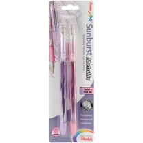 Pentel Arts Sunburst Metallic Gel Pen Medium Line Violet & Pink Ink 2-Pack