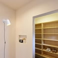 thumbnail image 4 of FSLiving Dimmable and Timing Wall Lamp Frosted Paint Body Wall Sconce with 6 Feet Plug-in Cord Macaroon Adjustable Lampshade for Bedroom Bathroom Vanity - 1 Light( White ), 4 of 6