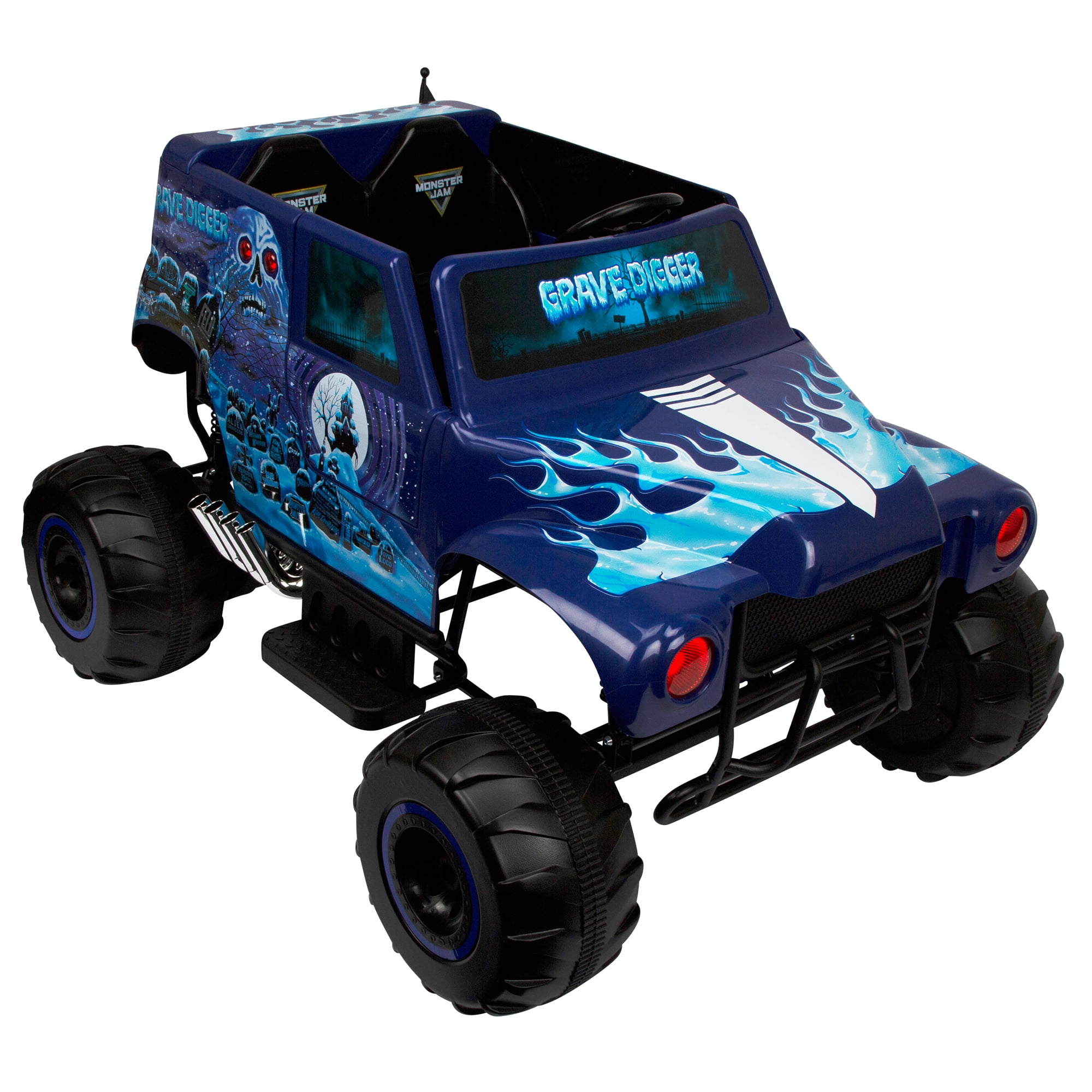 grave digger power wheels battery