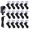 thumbnail image 1 of Yescom 15 Pcs Lampe de Terrasse LED Extérieur Intérieur Jardin Marche Escalier Paysage Blanc Froid avec Transformateur, 1 of 8