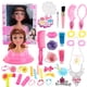 thumbnail image 2 of Muñeca de vestir y maquillaje de moda juego de juguetes para niñas caja de regalo las niñas aprenden a vestirse y peinarse y trenzar una muñeca de pelo rizado trenzado ANGGREK Otros, 2 of 8