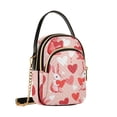 thumbnail image 7 of FORMRS Crossbody Bag for Women Quilted Travel Shoulder Cell Phone Purse with Chain Strap Handbag, Bunnies and Hearts, 7 of 7