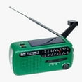 thumbnail image 4 of Kaito Voyager V2 AM FM Shortwave Weather Emergency Radio with Solar and Crank - Green, 4 of 7