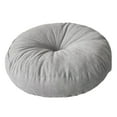 thumbnail image 4 of CoudarTitie Round Floor Pillow Meditation Cushion Decorative Comfortable Floor Cushion Pad for Bedroom Office Balcony Indoor Light Gray, 4 of 9