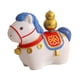 thumbnail image 4 of Figura de caballo en miniatura de resina, estatua de caballo coleccionable, regalos en miniatura Blanco Azul, 4 of 9